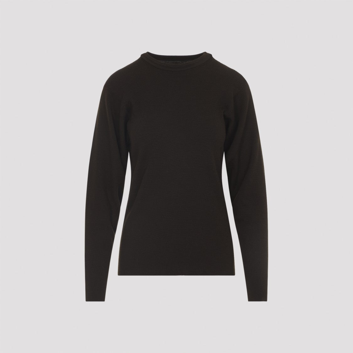 Phoebe Philo Batwing Dark Green Wool Sweater With Relaxed Elegance