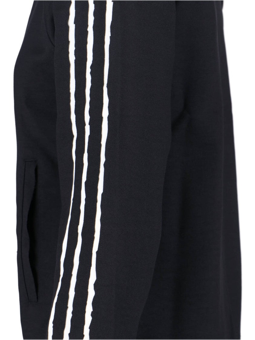 Y-3 Zip Sweatshirt In Black Recycled Fabric, High Neck
