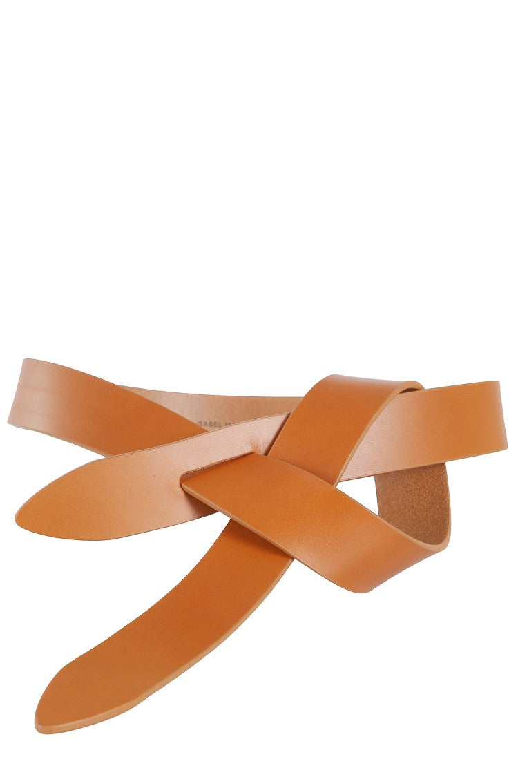 Isabel Marant Lecce Wrap Leather Belt With Minimalist Design