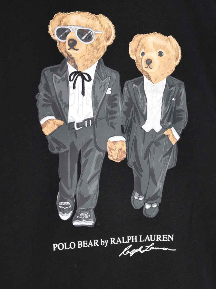 Polo Ralph Lauren Black Sweater With Ribbed Cuffs And Hem