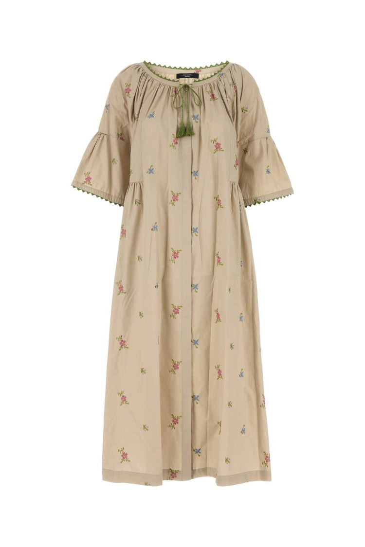 Weekend Beige Poplin Taso Dress