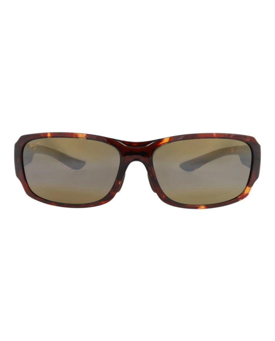 Maui Jim Shield-Frame Injection Sunglasses