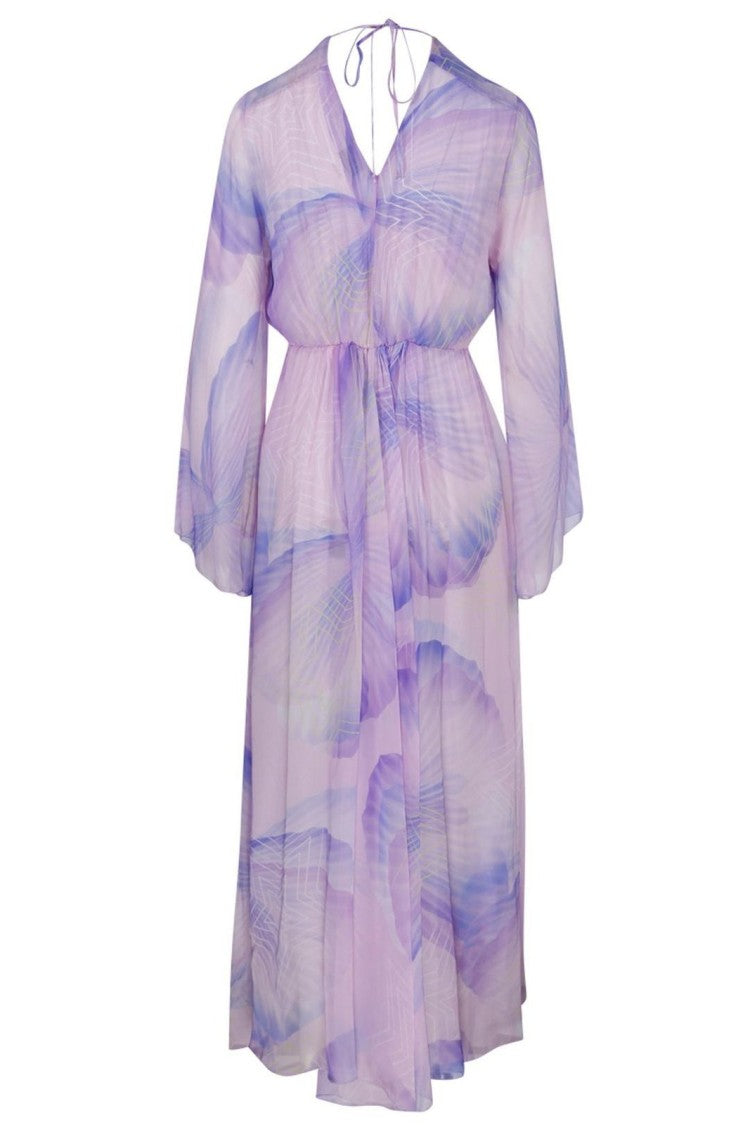 Forte Forte Dream Print Chiffon Silk Dress