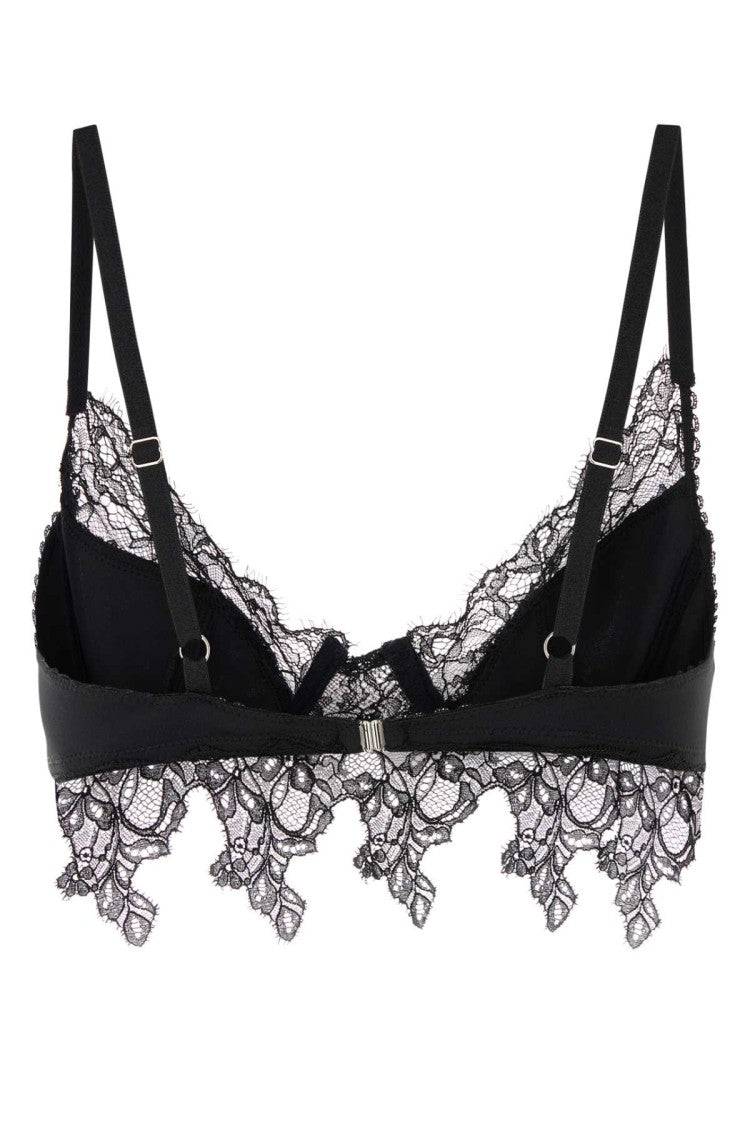 Blumarine Black Stretch Jersey Bra