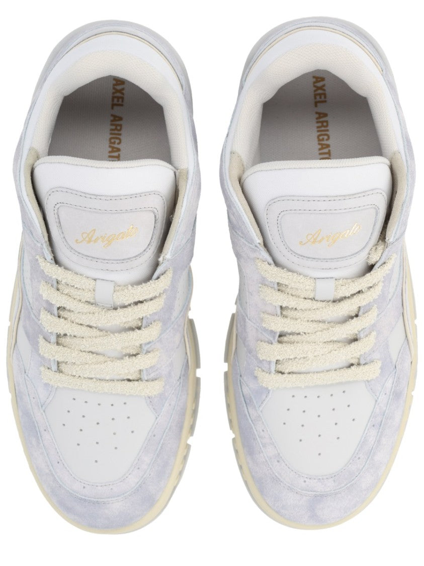 Axel Arigato Area Lo Leather Distressed Sneakers
