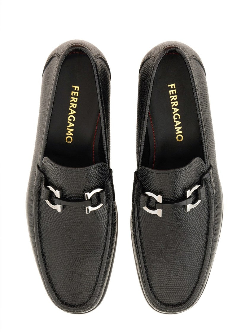 Ferragamo "Great" Loafer With "Hooks"