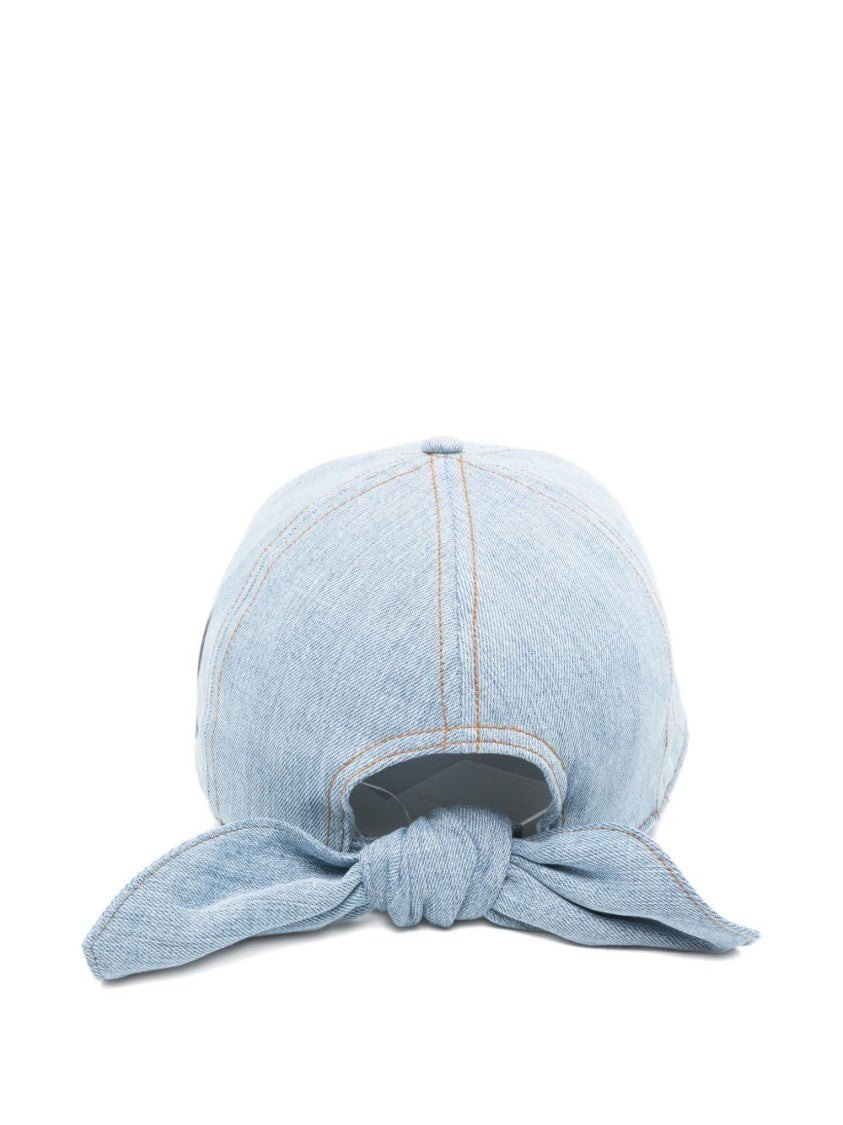 Zimmermann Light Blue Denim-Style Baseball Cap