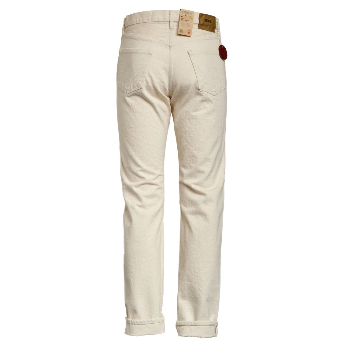 Edwin Regular Straight-Fit Denim Jeans With Contrasting Embroidery