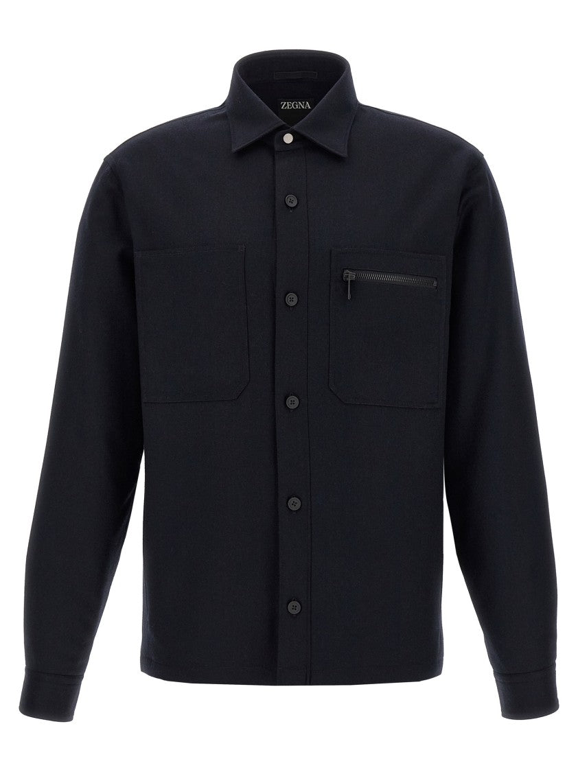 Zegna Techmerino Overshirt