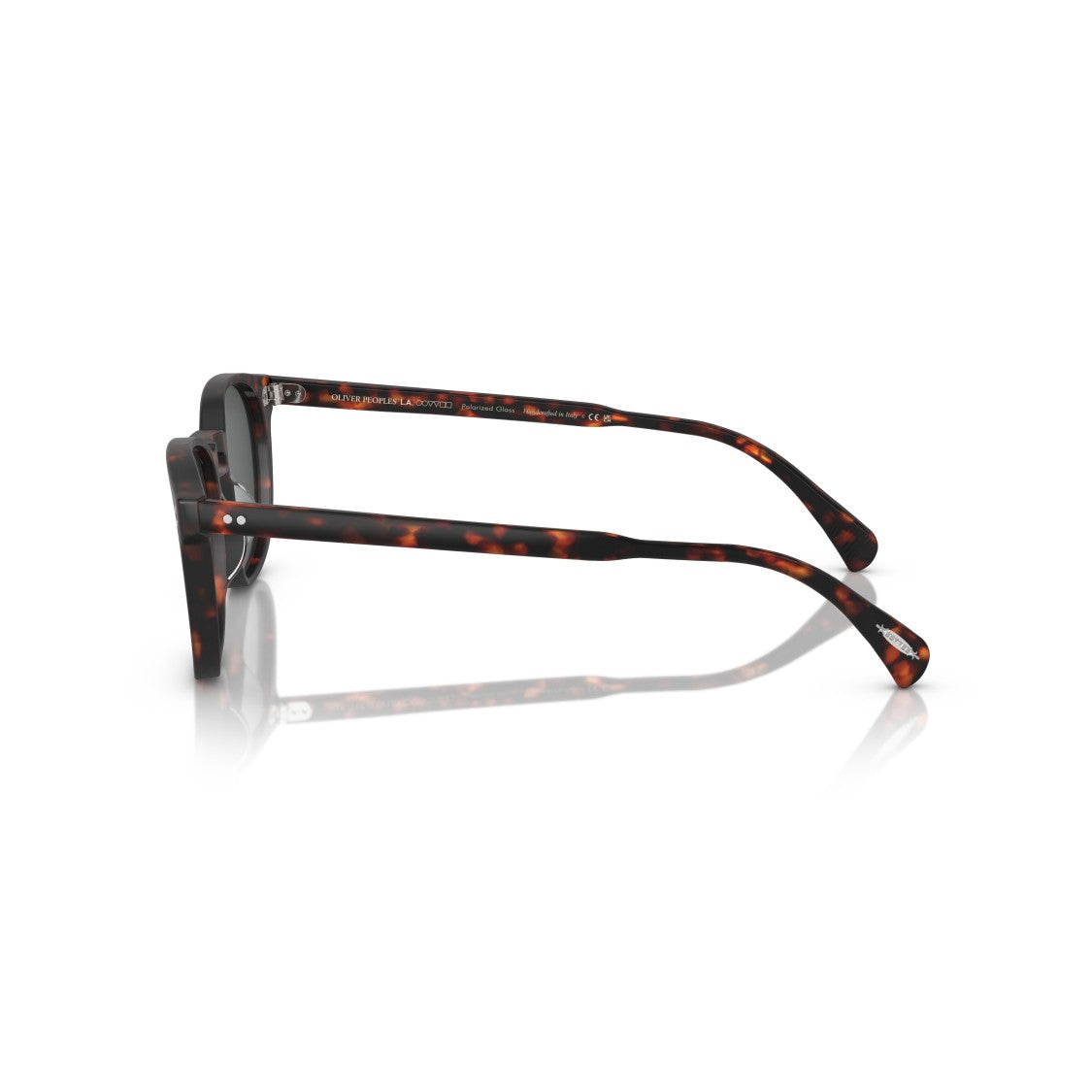 Oliver Peoples 0Ov5298su Classic Round Frame Tortoiseshell Sunglasses With Reflective Lenses
