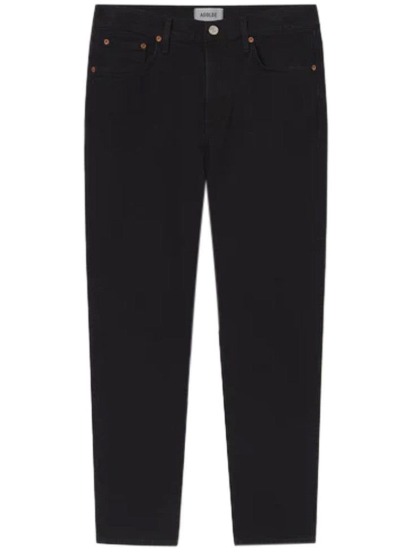 Agolde Slim Fit Denim Trousers With Classic Five-Pocket Design