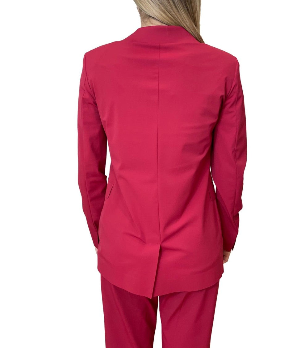 Max Mara Dark Red Mmlpalo Polyamide Jacket