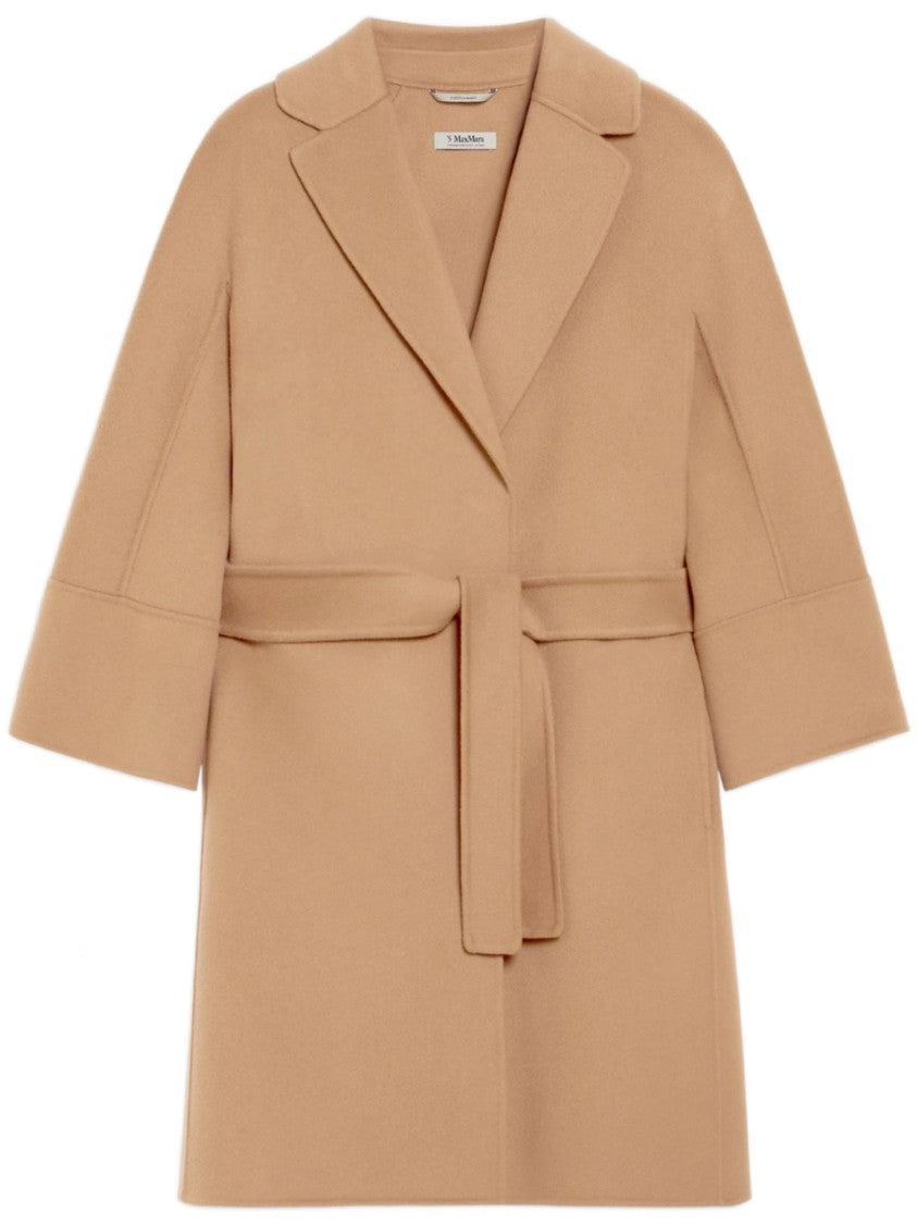 Max Mara Brown Arona Belted Mid-Length Coat