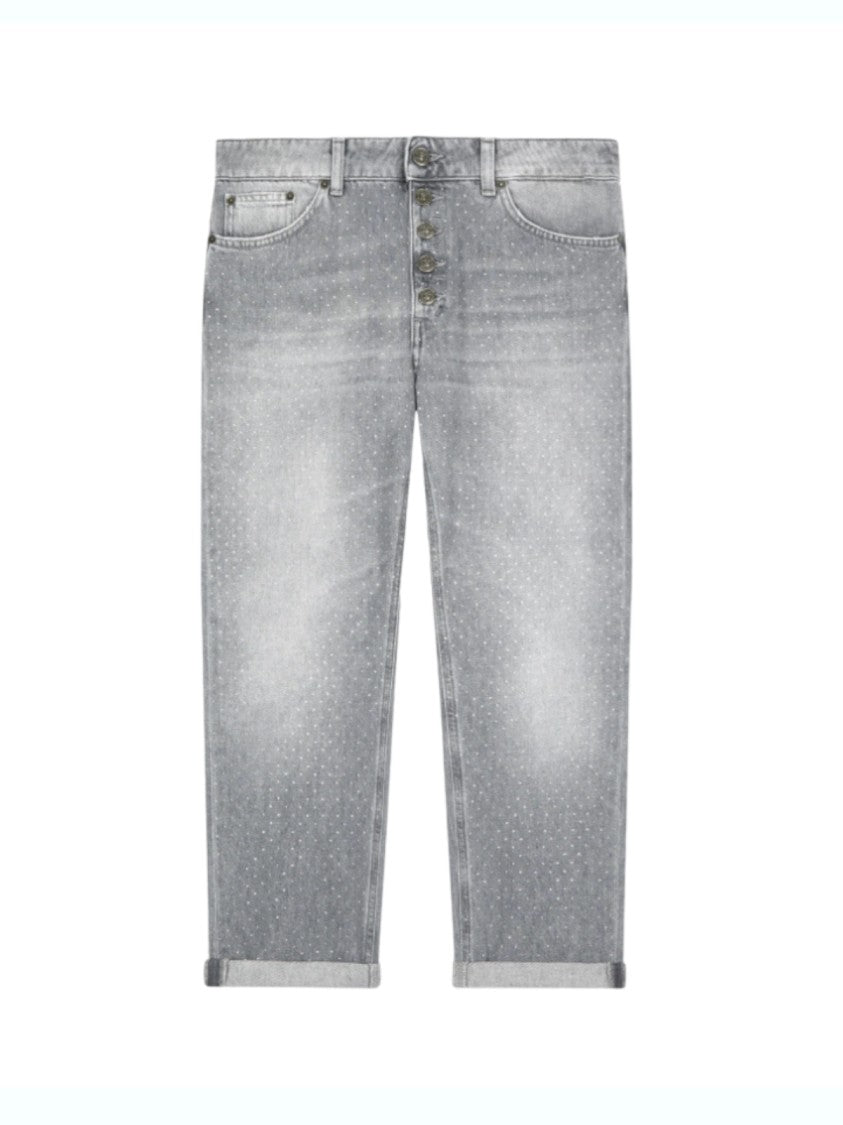 Dondup Loose Fit Ankle-Length Jeans