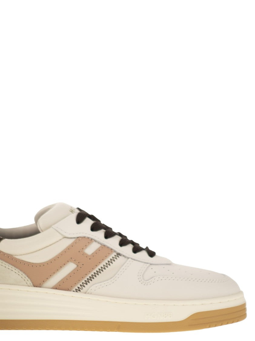 Hogan H630 - Leather Trainers With H On The Side