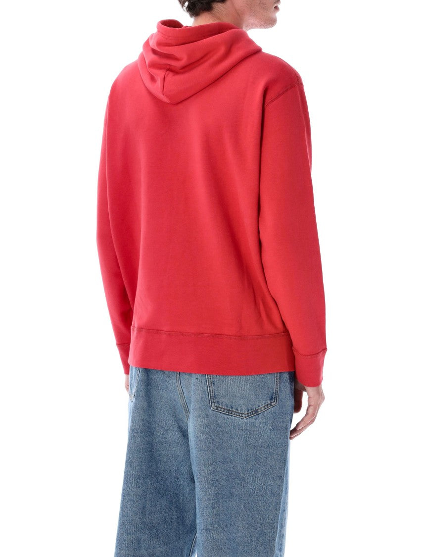 Polo Ralph Lauren Red Classic Hoodie With Drawstring