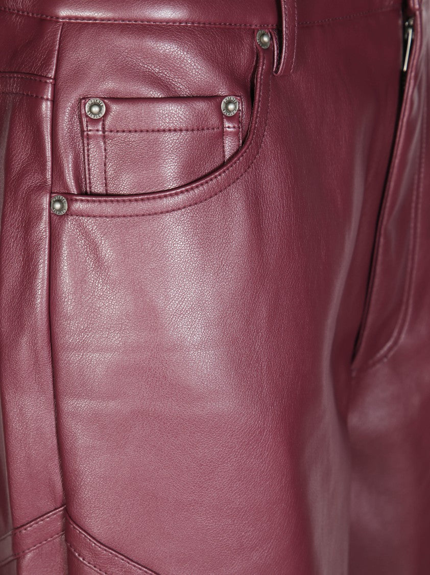 Rotate Mid Waisted Piping Pants