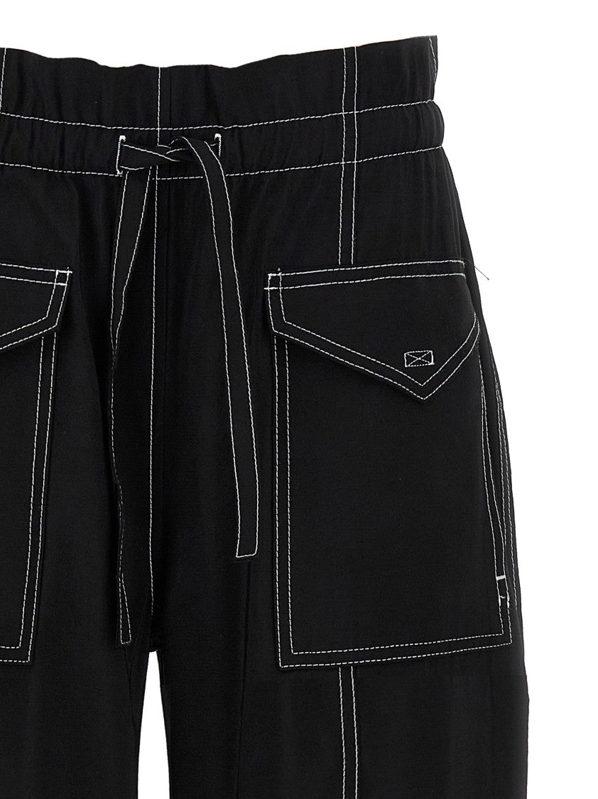 Ganni Light Slub Pocket' Pants