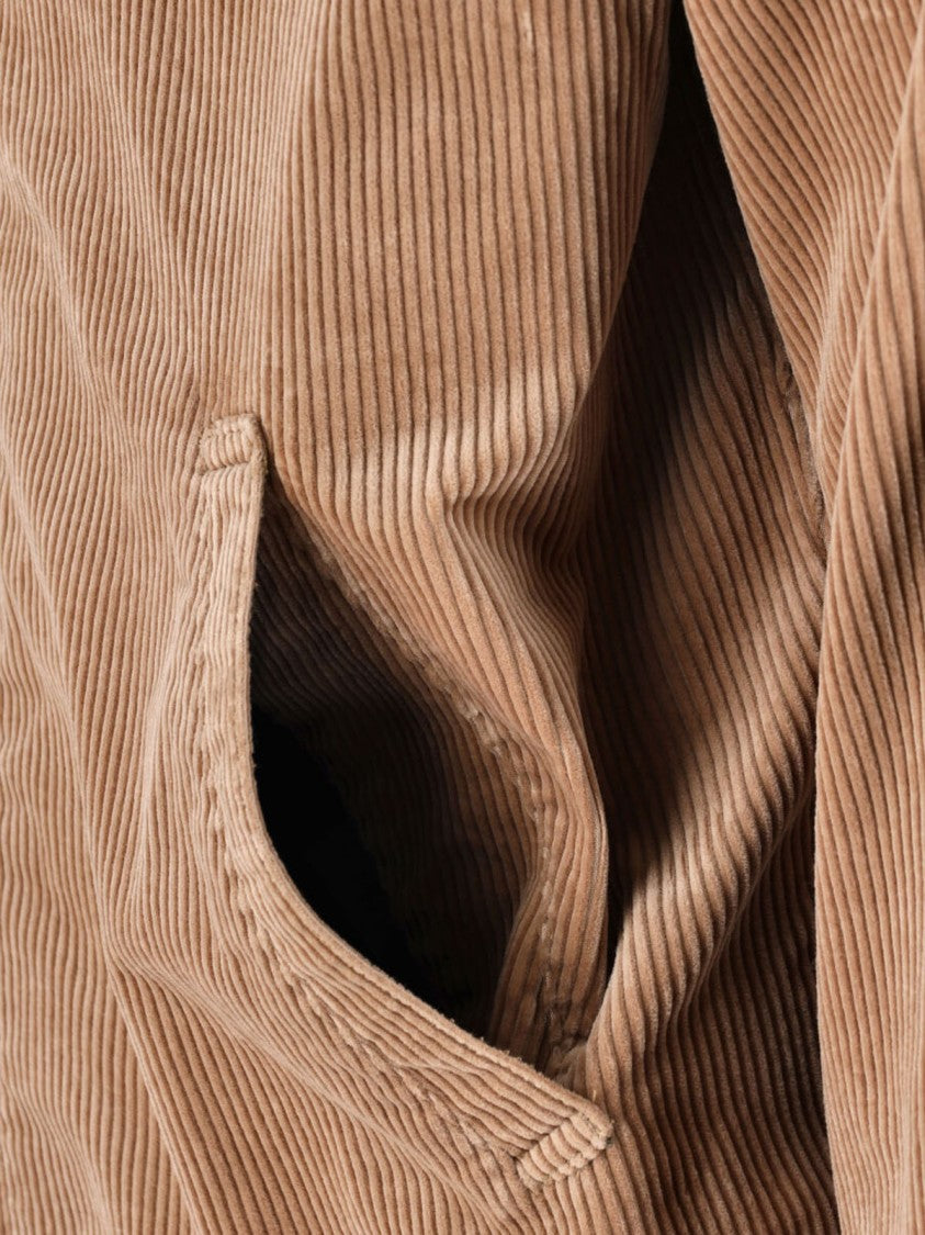 Polo Ralph Lauren Beige Wynton Corduroy Cotton Zip Jacket