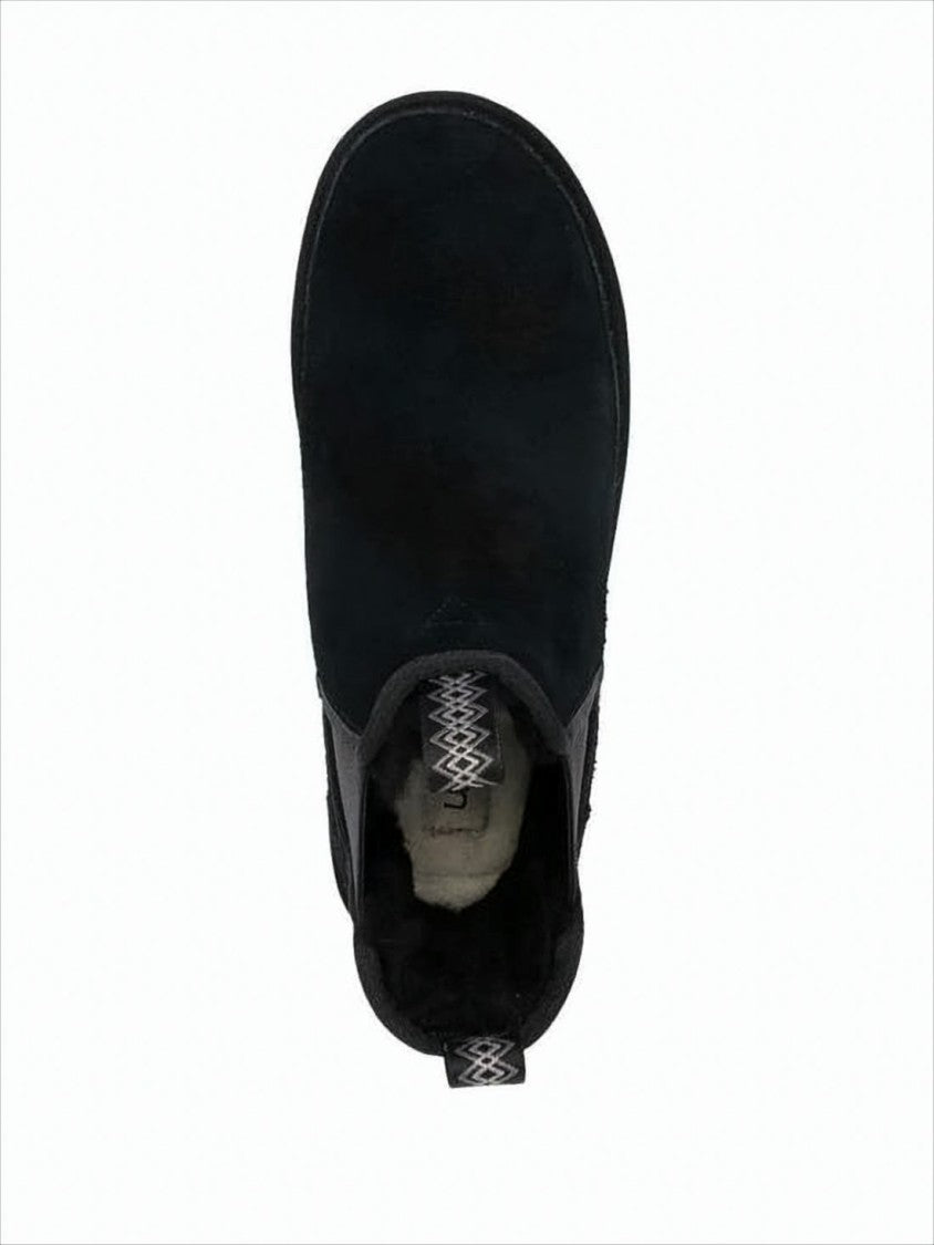 Ugg Suede Ankle Boots With Elastic Side Panels