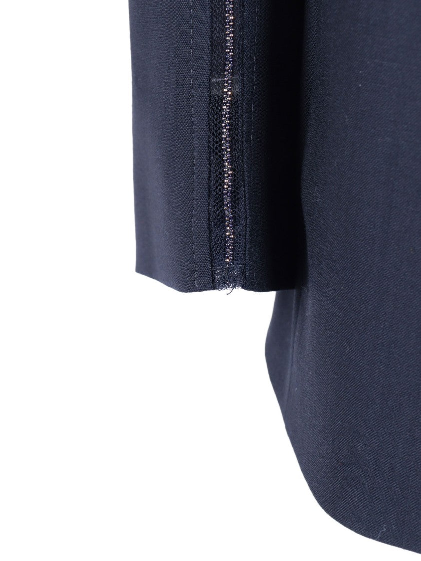 Fabiana Filippi Night Blue Over Frescolana Jacket