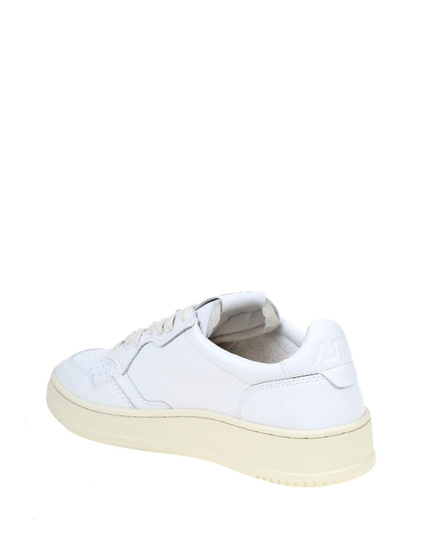 Autry White Leather Sneakers