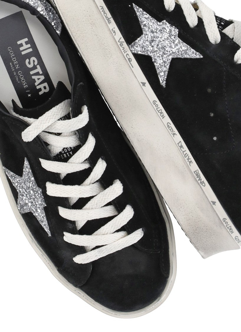 Golden Goose Black Hi Star Classic Sneakers