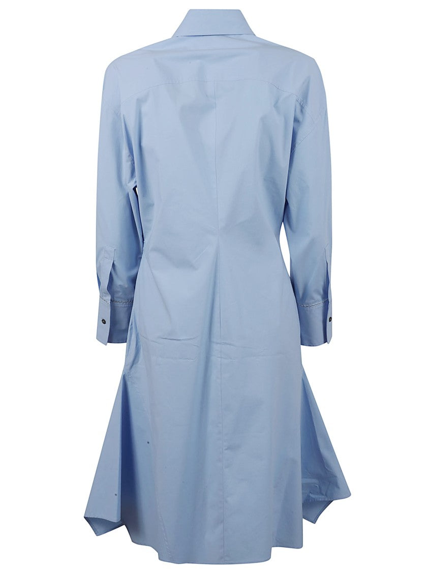 Fabiana Filippi Structured Light Blue Dress