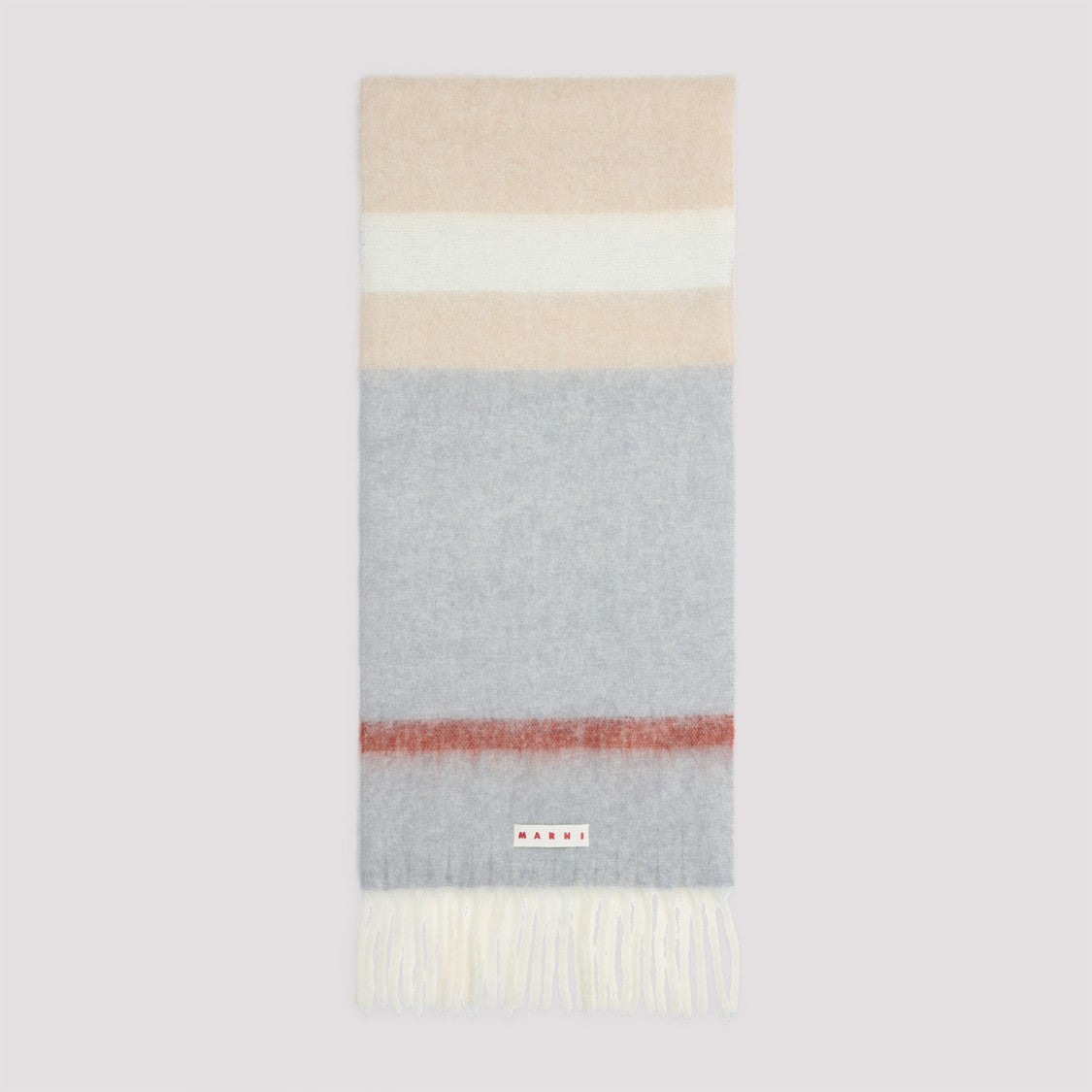 Marni Multicolor Alpaca And Mohair Scarf