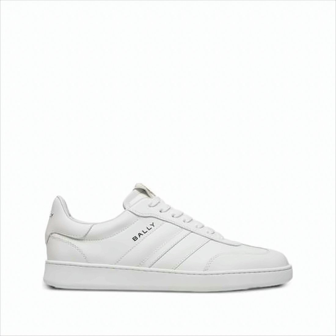 Bally Smooth Leather Low-Top Sneakers With Design