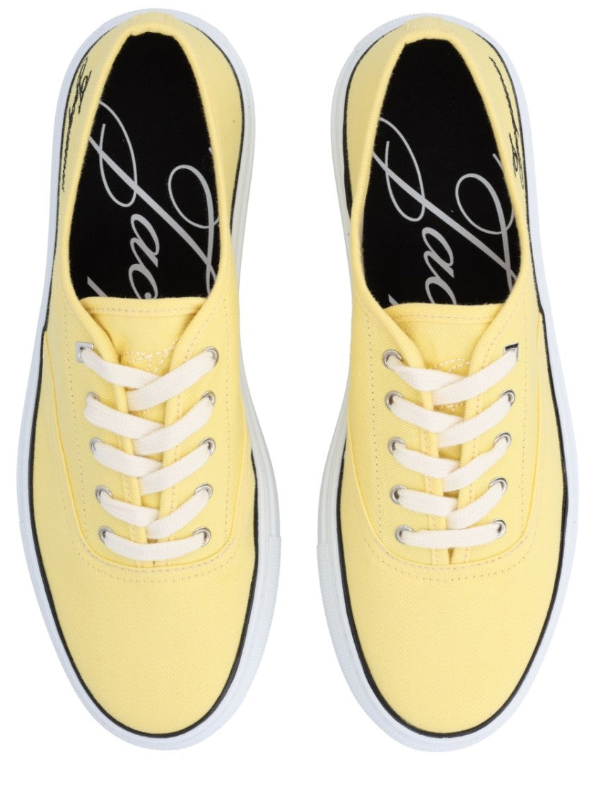 Jacquemus Yellow Cotton Low-Top Casual Sneakers