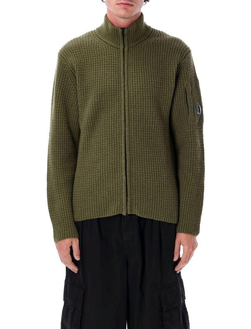 C.P. Company Cardigan Zip Waffle Knit
