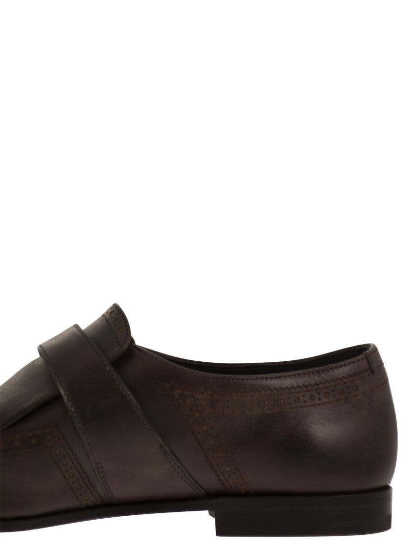 Church's Shanghai Loafer In Vintage Calfskin Leather