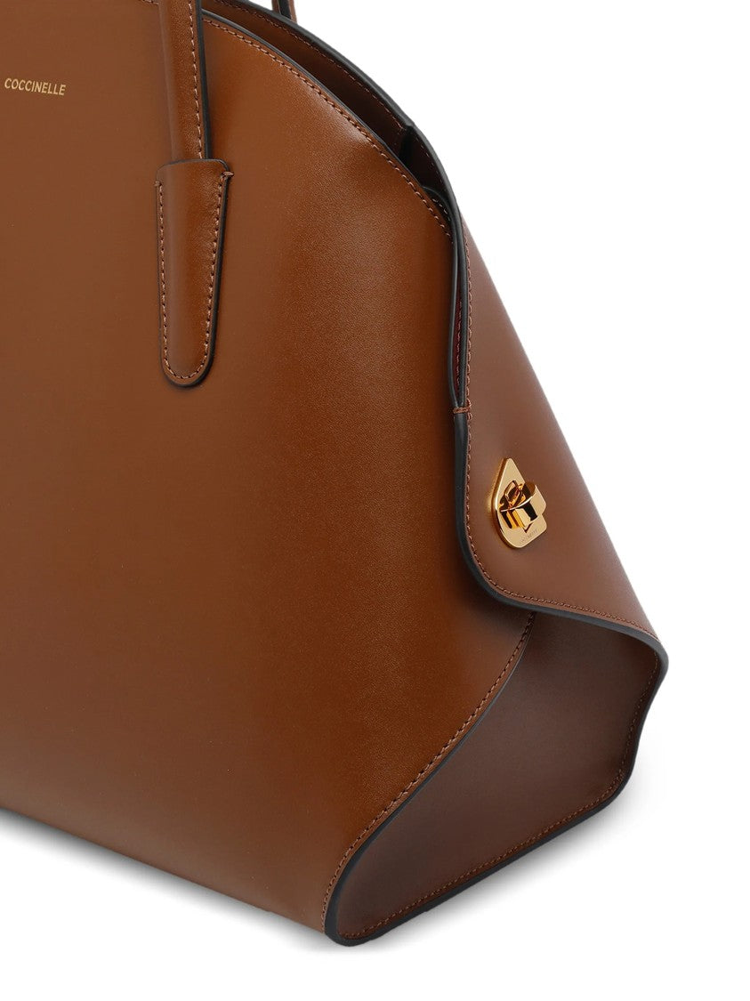Coccinelle Tylde Calf Leather Dome Handbag