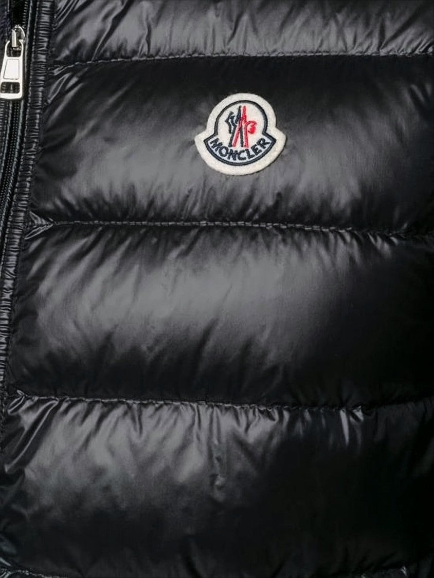 Moncler Horizontal Quilted Black Puffer Vest
