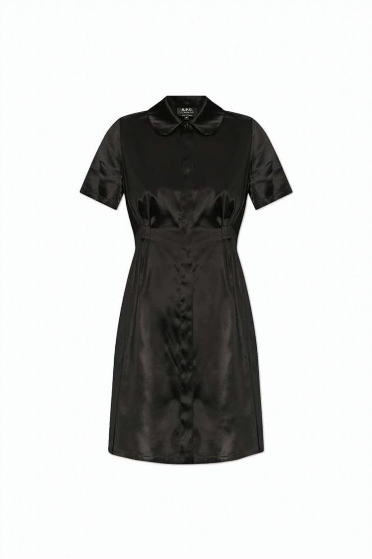 A.P.C. Mini Dress With Classic Collar