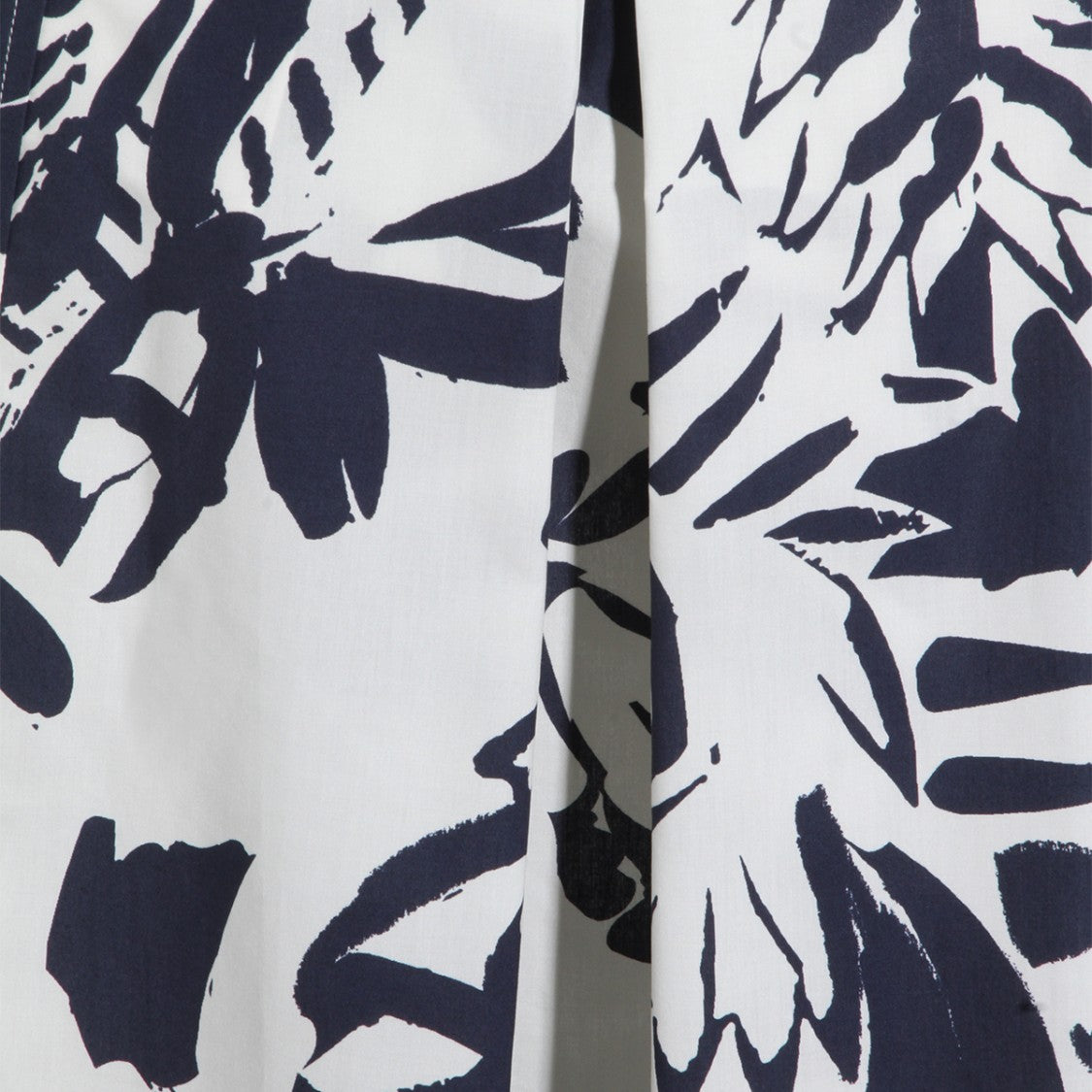 Antonelli Firenze Flowing Midi Skirt With Abstract Botanical Print
