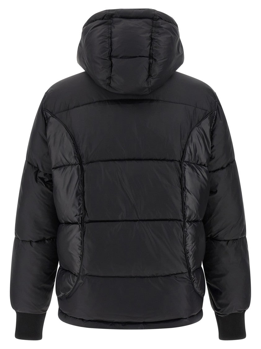Philipp Plein Logo Patch Down Jacket