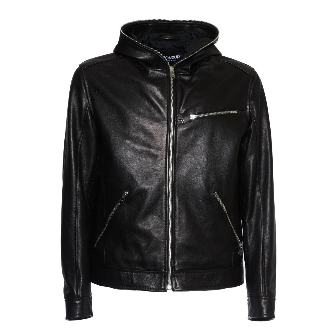 Dondup Biker Jacket With Modern Hood