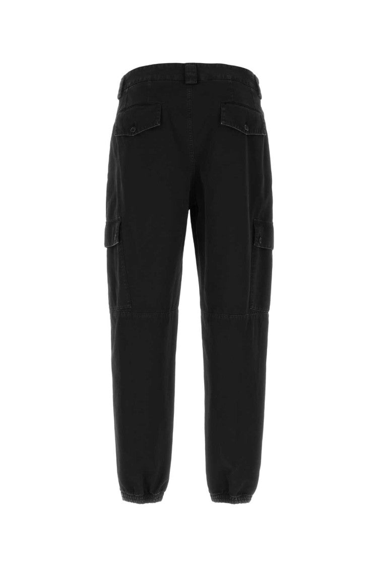 Dolce & Gabbana Black Cotton Cargo Pant