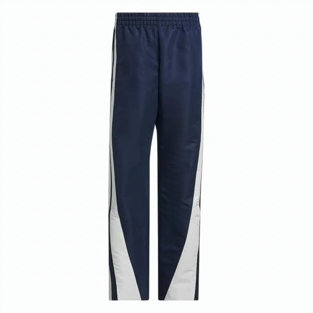 Adidas Deep Navy Track Pants With Contrasting White Panels