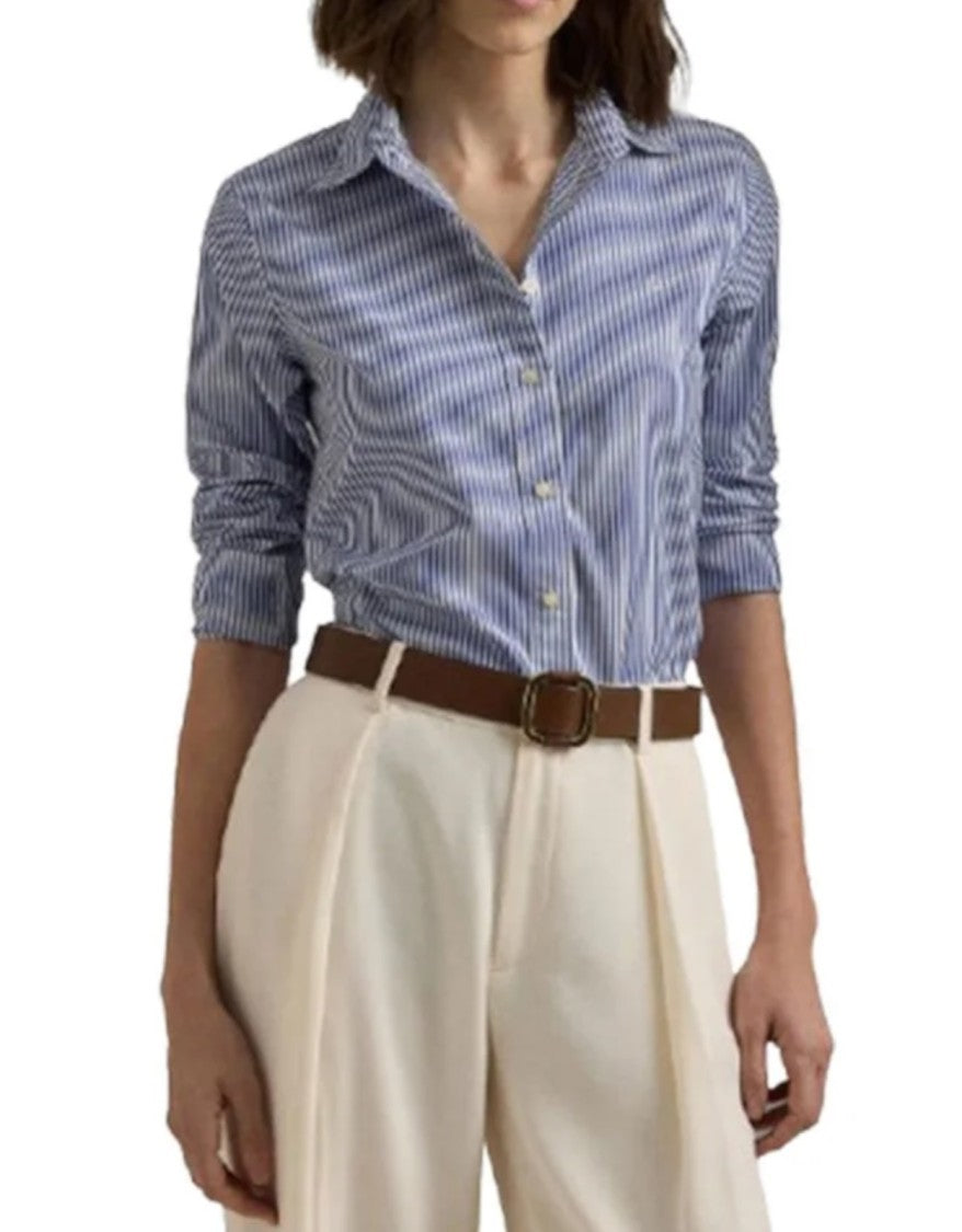 Lauren Ralph Lauren Long Sleeve Button Front Shirt