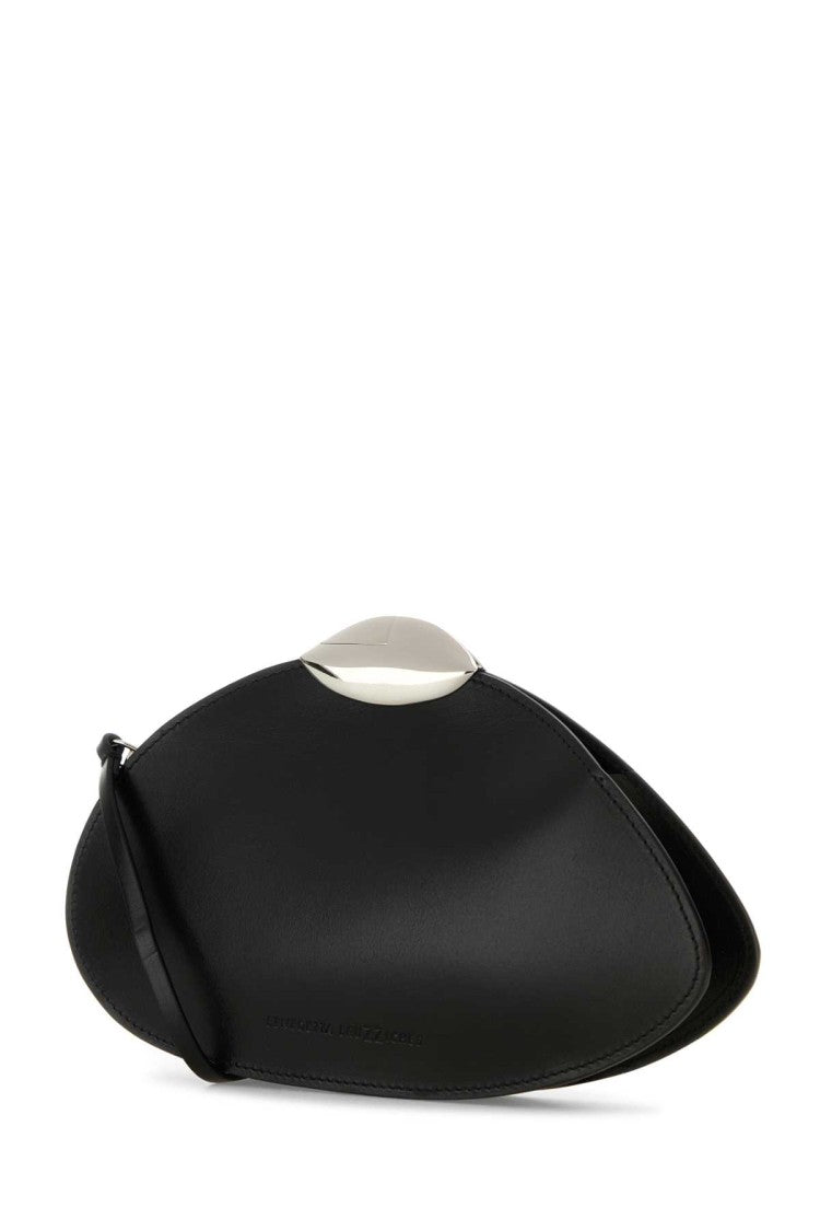 Benedetta Bruzziches Black Leather Belle De Jour Clutch