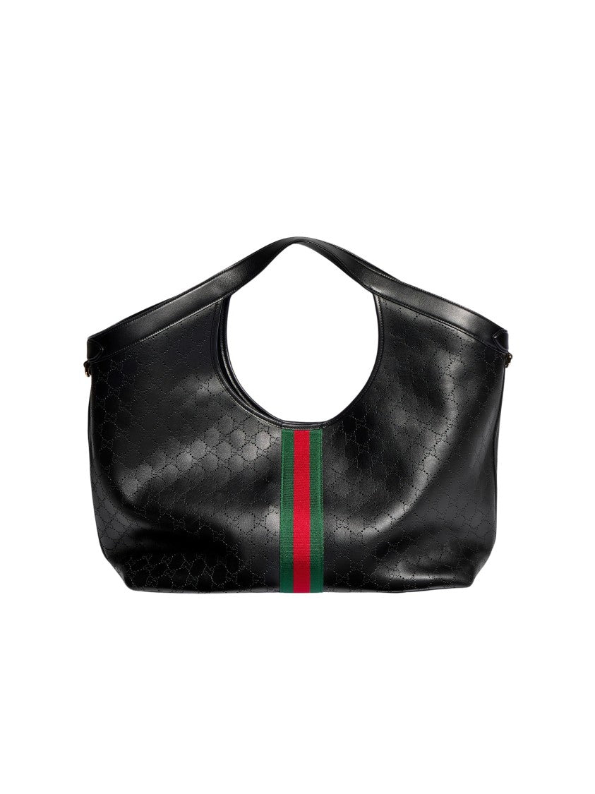 Gucci Gucci Giglio Shoulder Bag With Perforated Gg Motif