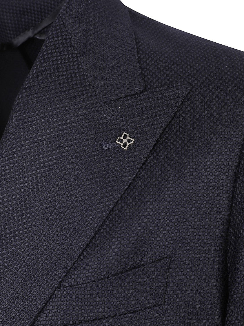 Tagliatore Double-Breasted Wool Coat
