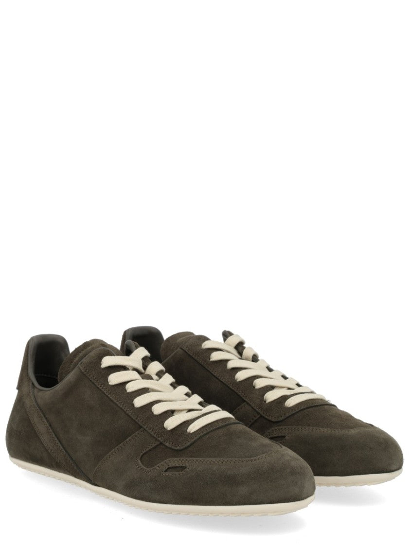 Rick Owens Minimal Sneaks Monochromatic Calf Sneakers