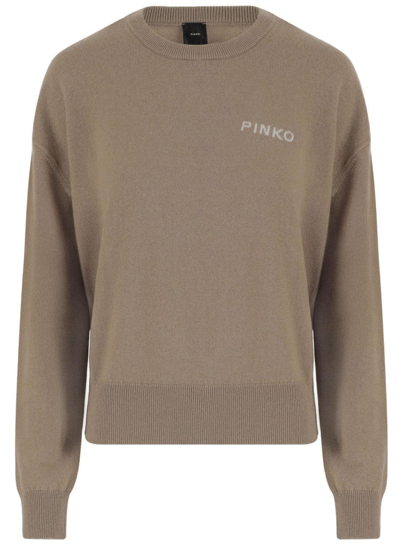 Pinko Wool And Cashmere Logo Sweater