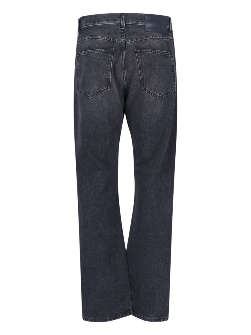Haikure Black Blake Mid-Rise Straight Denim Jeans