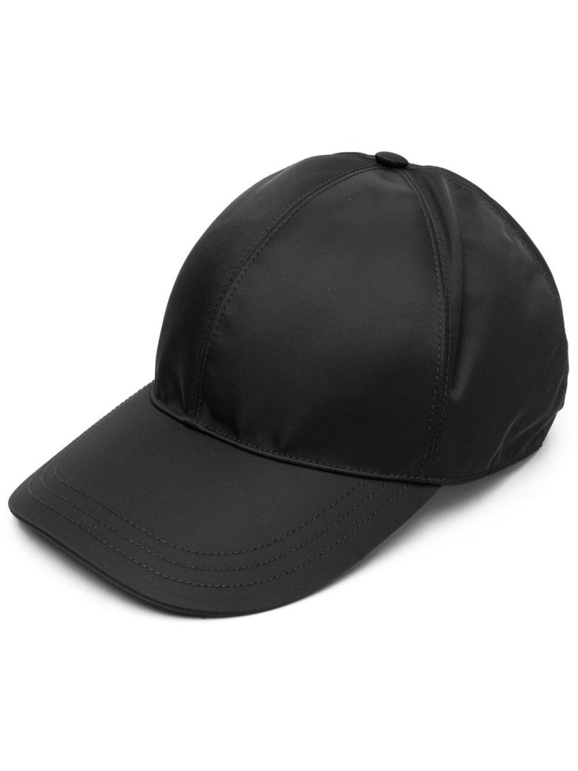 Prada Logo-Plaque Baseball Cap