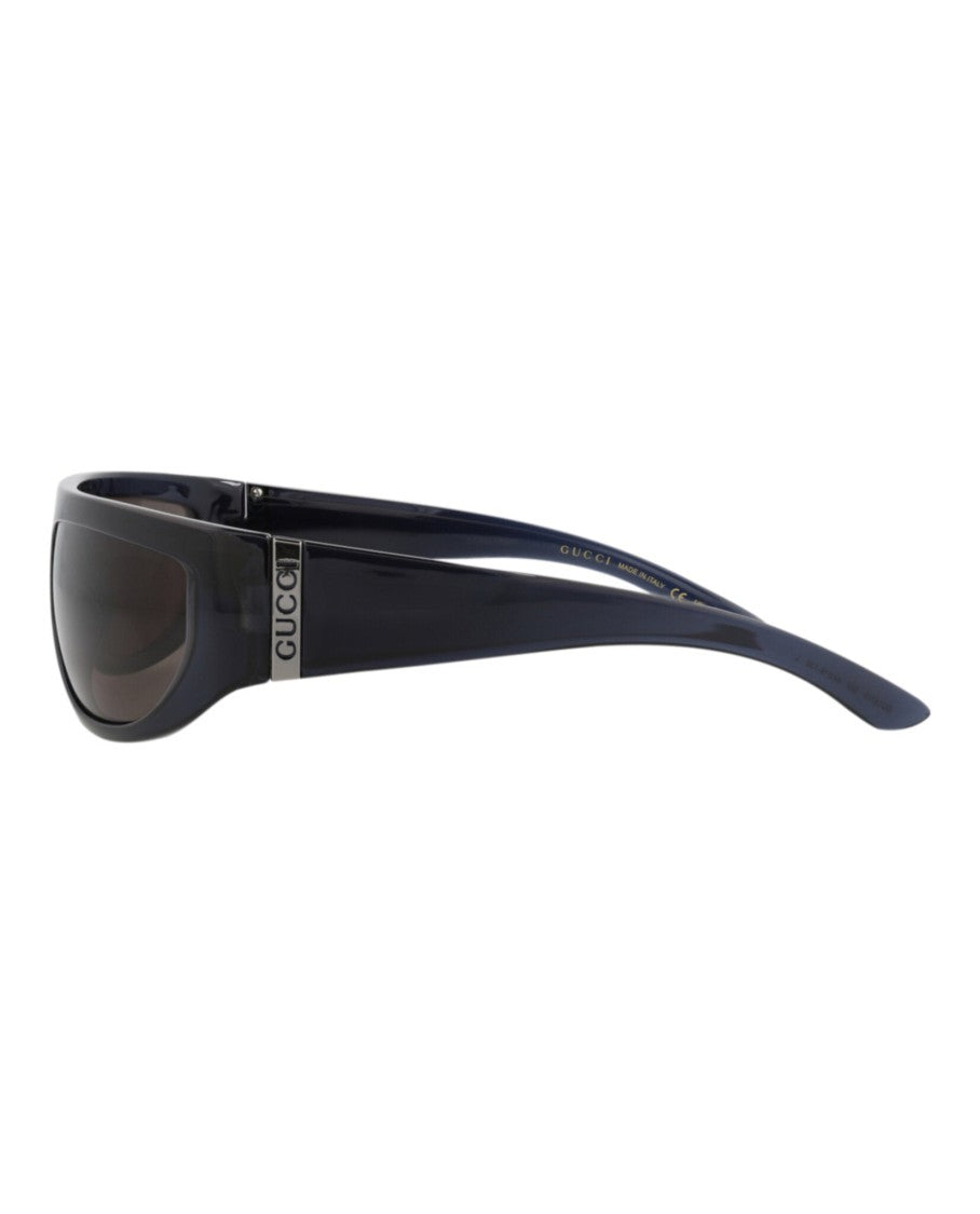 Gucci Shield-Frame Injection Sunglasses